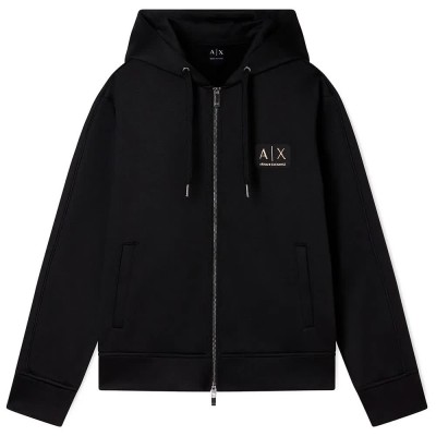 блуза,мъжки,пуловери,armani,exchange,xm001770,af19936,sweatshirt,black,(black)