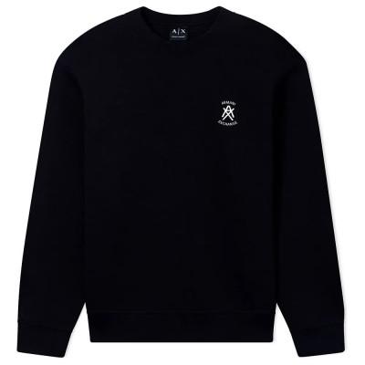 блуза,мъжки,пуловери,armani,exchange,xm001777,af10818,sweatshirt,black,(black)