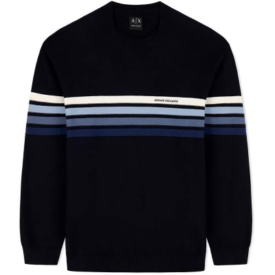 суичър,мъжки,пуловери,armani,exchange,xm002424,af11960,hoodie,blue,(deep,navy,mix,stripes)