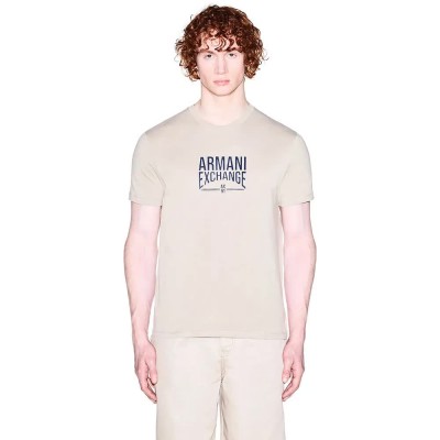 тениска,мъжки,тениски,дамски,тениски,armani,exchange,xm002452,af10334,short,sleeve,t,shirt,beige,(winter,twig)