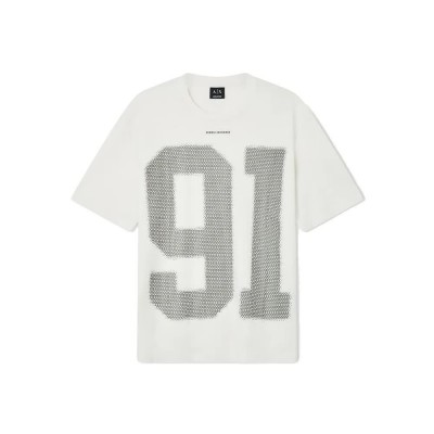 тениска,мъжки,тениски,дамски,тениски,armani,exchange,xm002510,af10358,short,sleeve,t,shirt,white,(cream)