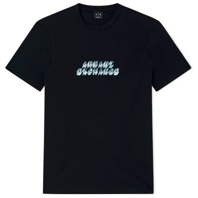 тениска,мъжки,тениски,дамски,тениски,armani,exchange,xm002779,af10358,short,sleeve,t,shirt,black,(deep,navy)