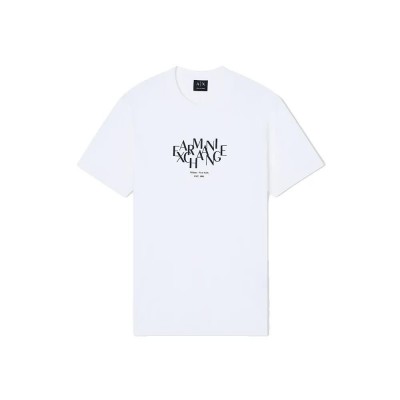 тениска,мъжки,тениски,дамски,тениски,armani,exchange,xm002782,af10356,short,sleeve,t,shirt,white,(off,white)