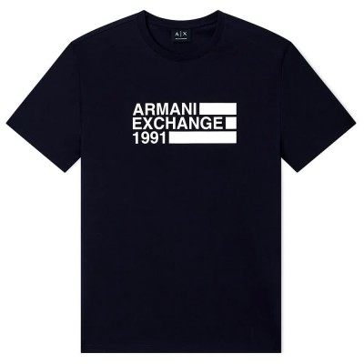 тениска,мъжки,тениски,дамски,тениски,armani,exchange,xm002788,af10356,short,sleeve,t,shirt,black,(deep,navy)