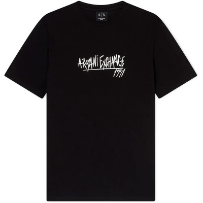 тениска,мъжки,тениски,дамски,тениски,armani,exchange,xm002789,af10356,short,sleeve,t,shirt,black,(black)