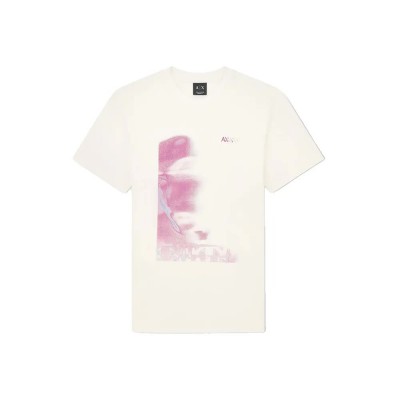 тениска,мъжки,тениски,дамски,тениски,armani,exchange,xm002792,af10358,short,sleeve,t,shirt,white,(off,white)