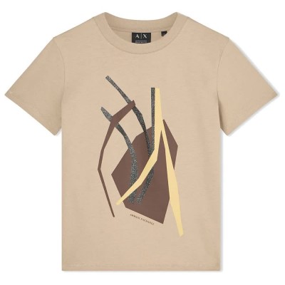 тениска,мъжки,тениски,дамски,тениски,armani,exchange,xw001713,af16356,short,sleeve,t,shirt,beige,(sand)