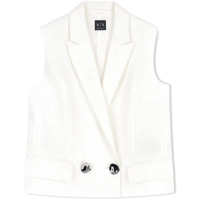 потник,дамски,жилетки,armani,exchange,xw001770,af21530,vest,white,(optic,white)