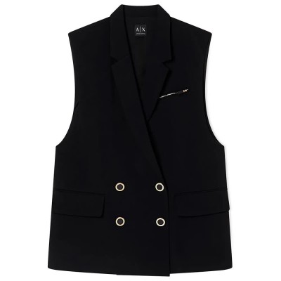потник,дамски,жилетки,armani,exchange,xw001823,af16125,vest,black,(black)