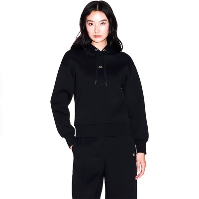 блуза,дамски,блузи,armani,exchange,xw001829,af10818,sweatshirt,black,(black)