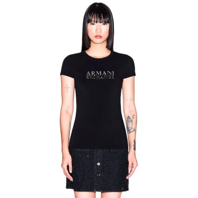 тениска,мъжки,тениски,дамски,тениски,armani,exchange,xw001837,af16294,t,shirt,black,(black)