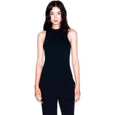 блуза,мъжки,пуловери,дамски,пуловери,armani,exchange,xw001884,af10352,sleeveless,sweater,black,(black)