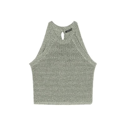 блуза,мъжки,пуловери,дамски,пуловери,armani,exchange,xw001896,af21577,sleeveless,sweater,green,(melange,savana)
