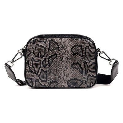 всички,чанти,munich,block,fun,lizard,camera,crossbody,grey,(black)