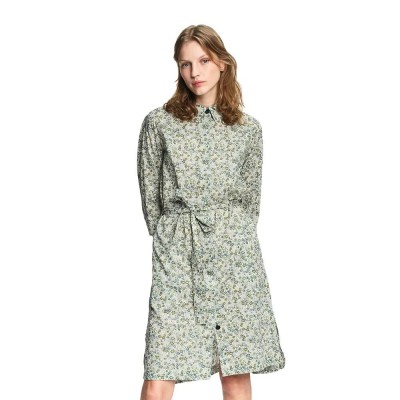 рокля,дамски,поли,и,рокли,aigle,ais25wdrs003,3,4,sleeve,short,dress,green,(avocado,print)