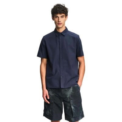 риза,с,къс,ръкав,дамски,ризи,мъжки,ризи,aigle,ais26mshi014,short,sleeve,shirt,blue,(empire)