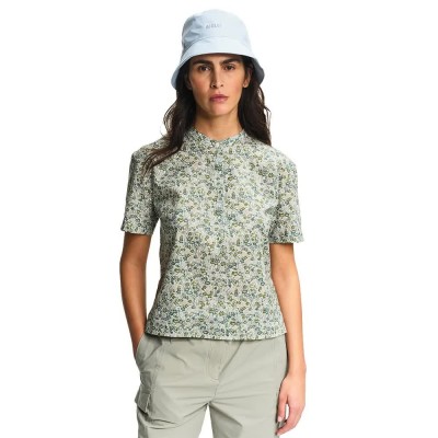 риза,с,къс,ръкав,дамски,ризи,мъжки,ризи,aigle,ais26wshi007,short,sleeve,shirt,green,(avocado,print)