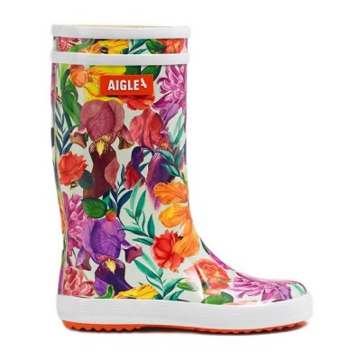 обувки,детски,боти,aigle,lolly,pop,play3,rain,boots,white,(gardeny,print)