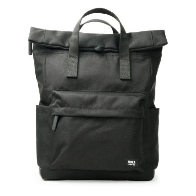 раница,раници,roka,london,canfield,b,recycled,nylon,backpack,black,(all,black)