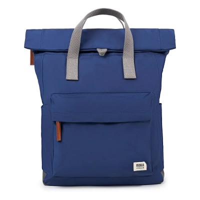 раница,раници,roka,london,canfield,b,recycled,nylon,backpack,blue,(crisp,blue)