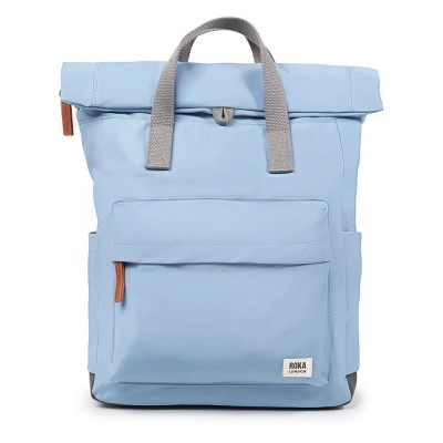 раница,раници,roka,london,canfield,b,recycled,nylon,backpack,blue,(retro,blue)