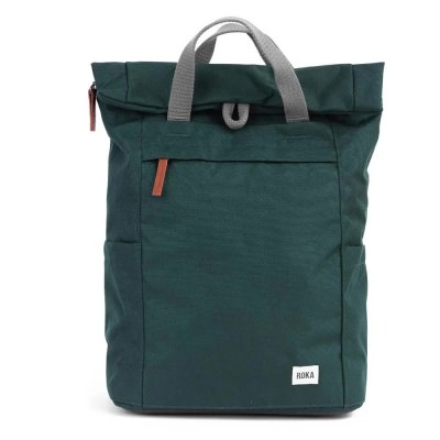 раница,раници,roka,london,finchley,a,recycled,canvas,backpack,green,(forest)