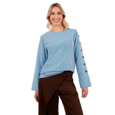 дамски,блузи,suri,frey,sfy,freyday,long,sleeve,blouse,blue,(sky,blue)