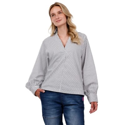 дамски,блузи,suri,frey,striped,sfy,freyday,long,sleeve,blouse,grey,(grau)