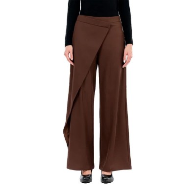 панталони,дамски,панталони,suri,frey,wrap,around,fabric,sfy,freyday,pants,brown,(barolo)