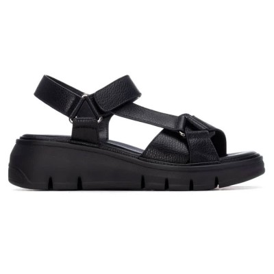 сандали,на,платформа,дамски,сандали,и,чехли,xti,145398,wedge,sandals,black,(black)