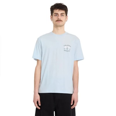 тениска,мъжки,тениски,дамски,тениски,volcom,91,palm,short,sleeve,t,shirt,blue,(light,blue,acid)