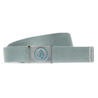 колан,колани,volcom,circle,web,belt,green,(tradewinds)