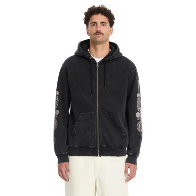 блуза,мъжки,пуловери,volcom,die,by,the,stone,full,zip,sweatshirt,black,(light,acid,black)