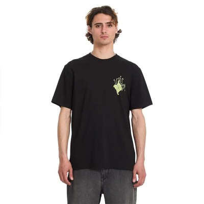 тениска,мъжки,тениски,дамски,тениски,volcom,fishystar,short,sleeve,t,shirt,black,(black)