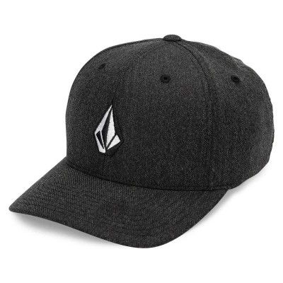 шапка,всички,шапки,volcom,full,stone,flexfit,cap,black,(charcoal,heather)