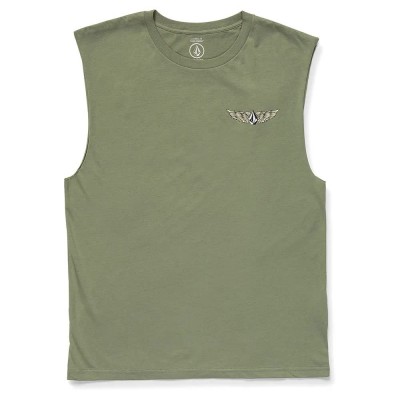 тениска,мъжки,тениски,дамски,тениски,volcom,hi,flyer,sleeveless,t,shirt,green,(brolive)