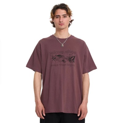 тениска,мъжки,тениски,дамски,тениски,volcom,ingrow,short,sleeve,t,shirt,purple,(pistol,punch)