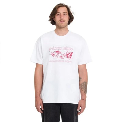 тениска,мъжки,тениски,дамски,тениски,volcom,ingrow,short,sleeve,t,shirt,white,(white)