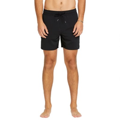 бански,гащета,мъжки,бански,костюми,volcom,lido,solid,16´´,swimming,shorts,black,(black)
