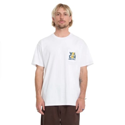тениска,мъжки,тениски,дамски,тениски,volcom,parted,out,pocket,short,sleeve,t,shirt,white,(white)