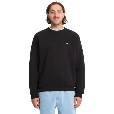 блуза,мъжки,пуловери,volcom,single,stone,crew,sweatshirt,black,(black)