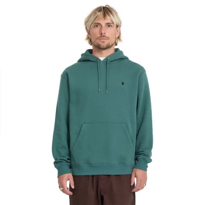 суичър,мъжки,пуловери,volcom,single,stone,hoodie,green,(rifle,green)