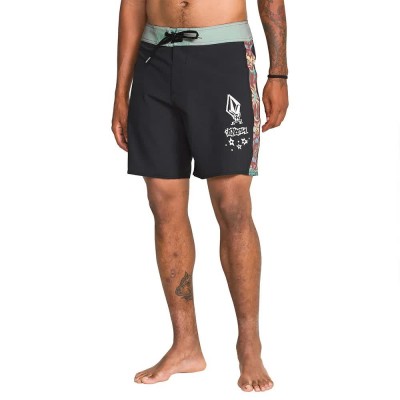 бански,гащета,мъжки,бански,костюми,volcom,star,shields,fa,mod,18´´,swimming,shorts,black,(stealth)
