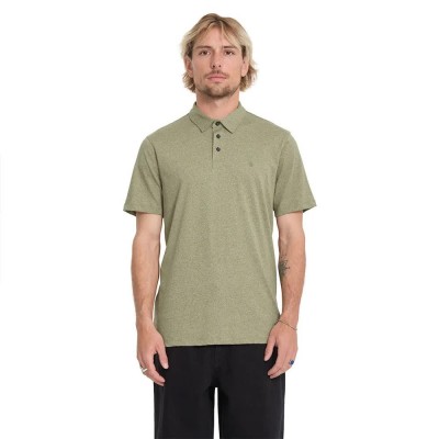 дамски,блузи,с,яка,мъжки,блузи,с,яка,volcom,wowzer,short,sleeve,polo,green,(thyme,green)