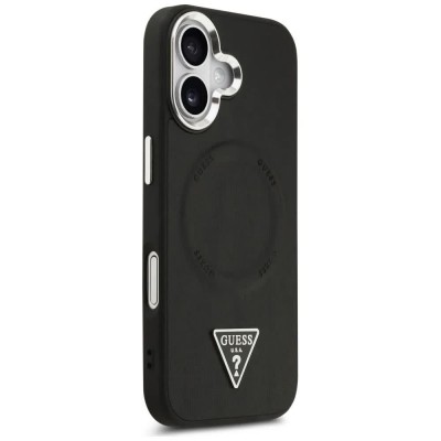 други,аксесоари,guess,triangle,logo,magsafe,iphone,17,phone,case,black,(black)