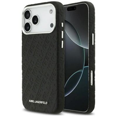 други,аксесоари,karl,lagerfeld,stamped,karl,magsafe,iphone,17,pro,max,phone,case,black,(black)