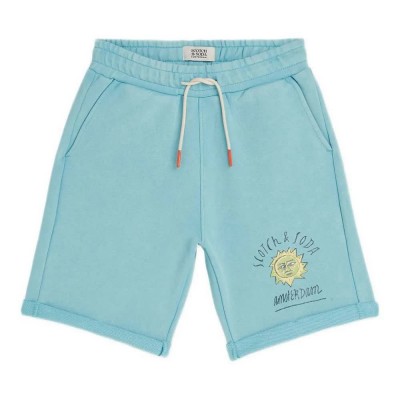 къси,панталони,мъжки,панталони,дамски,панталони,scotch,&,soda,181955,relaxed,fit,sweat,shorts,blue,(milky,blue)