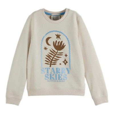 блуза,детски,блузи,scotch,&,soda,182025,sweatshirt,beige,(eggnog)