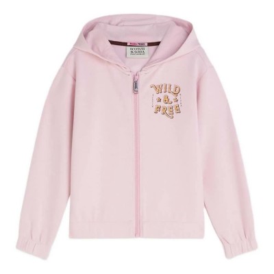 блуза,детски,блузи,scotch,&,soda,182082,full,zip,sweatshirt,pink,(lilac,snow)