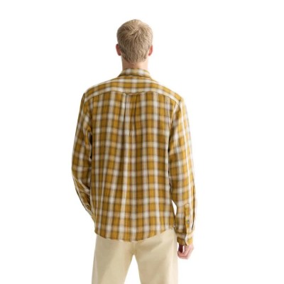 карирана,риза,дамски,ризи,мъжки,ризи,scotch,&,soda,182225,relaxed,fit,long,sleeve,shirt,yellow,(raffia,check)